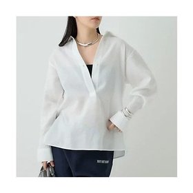 【カオス/Chaos】 ゴースコットンシャツ人気、トレンドファッション・服の通販 founy(ファニー) ファッション Fashion レディースファッション WOMEN トップス・カットソー Tops/Tshirt シャツ/ブラウス Shirts/Blouses スキッパー Skipper バランス Balance 春 Spring |ID:prp329100004572984