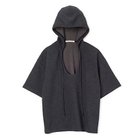 【プレインピープル/PLAIN PEOPLE】のパイルジャージフーデッドプルオーバー ネイビー|ID: prp329100004573002 ipo3291000000032363202