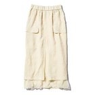 【ミュラー オブ ヨシオクボ/muller of yoshiokubo】のレイヤードスカート 人気、トレンドファッション・服の通販 founy(ファニー) ファッション Fashion レディースファッション WOMEN スカート Skirt カーディガン Cardigan ギャザー Gather コンビ Combination シアー Sheer シフォン Chiffon ポケット Pocket thumbnail ホワイト|ID: prp329100004573006 ipo3291000000032363230