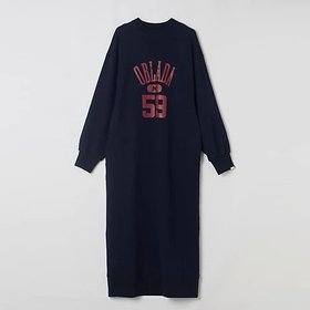 【オブラダ/Oblada】 COLLEGE SWEAT DRESS人気、トレンドファッション・服の通販 founy(ファニー) ファッション Fashion レディースファッション WOMEN トップス・カットソー Tops/Tshirt パーカ Sweats スウェット Sweat ワンピース Dress ドレス Party Dresses ソックス Socks タイツ Tights 秋 Autumn/Fall |ID:prp329100004573023