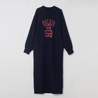 【オブラダ/Oblada】のCOLLEGE SWEAT DRESS 人気、トレンドファッション・服の通販 founy(ファニー) ファッション Fashion レディースファッション WOMEN トップス・カットソー Tops/Tshirt パーカ Sweats スウェット Sweat ワンピース Dress ドレス Party Dresses ソックス Socks タイツ Tights 秋 Autumn/Fall thumbnail NAVY|ID: prp329100004573023 ipo3291000000032363373