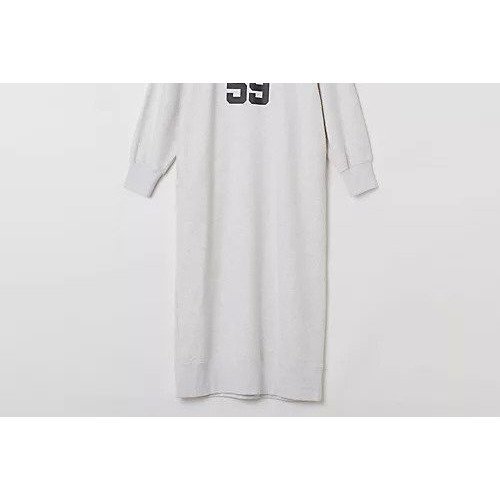 【オブラダ/Oblada】のCOLLEGE SWEAT DRESS インテリア・キッズ・メンズ・レディースファッション・服の通販 founy(ファニー) 　ファッション　Fashion　レディースファッション　WOMEN　トップス・カットソー　Tops/Tshirt　パーカ　Sweats　スウェット　Sweat　ワンピース　Dress　ドレス　Party Dresses　ソックス　Socks　タイツ　Tights　秋　Autumn/Fall　GRAY|ID: prp329100004573023 ipo3291000000032363375