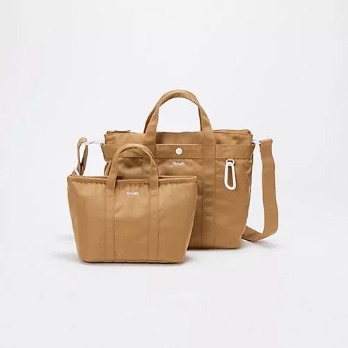 【トプカピ/TOPKAPI】の【Breath TOPKAPI】CHILLGO 保冷バッグ付き ショルダー付き ナイロン トートバッグ M / 撥水 インテリア・キッズ・メンズ・レディースファッション・服の通販 founy(ファニー) 　ファッション　Fashion　レディースファッション　WOMEN　バッグ　Bag　秋　Autumn/Fall　ショルダー　Shoulder　チャーム　Charm　ポケット　Pocket　メッシュ　Mesh　レオパード　Leopard　ベージュ|ID: prp329100004573032 ipo3291000000032363443