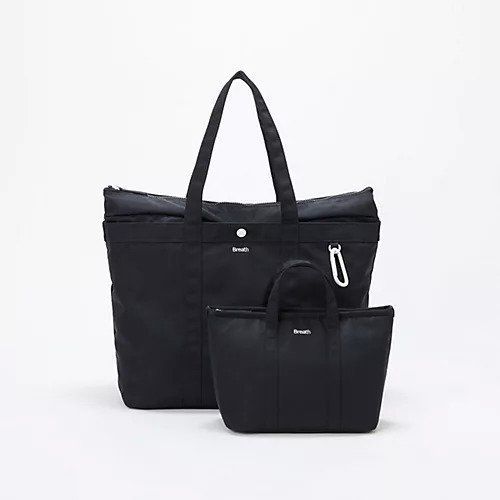 【トプカピ/TOPKAPI】の【Breath TOPKAPI】CHILLGO 保冷バッグ付き ナイロン トートバッグ L / 撥水 インテリア・キッズ・メンズ・レディースファッション・服の通販 founy(ファニー) 　ファッション　Fashion　レディースファッション　WOMEN　バッグ　Bag　秋　Autumn/Fall　ショルダー　Shoulder　チャーム　Charm　ポケット　Pocket　メッシュ　Mesh　レオパード　Leopard　旅行　Travel　ブラック|ID: prp329100004573034 ipo3291000000032363463