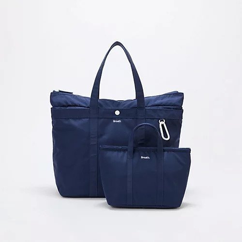 【トプカピ/TOPKAPI】の【Breath TOPKAPI】CHILLGO 保冷バッグ付き ナイロン トートバッグ L / 撥水 インテリア・キッズ・メンズ・レディースファッション・服の通販 founy(ファニー) 　ファッション　Fashion　レディースファッション　WOMEN　バッグ　Bag　秋　Autumn/Fall　ショルダー　Shoulder　チャーム　Charm　ポケット　Pocket　メッシュ　Mesh　レオパード　Leopard　旅行　Travel　ネイビー|ID: prp329100004573034 ipo3291000000032363467