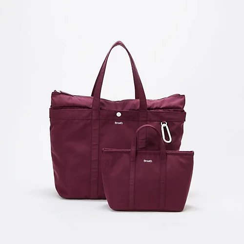 【トプカピ/TOPKAPI】の【Breath TOPKAPI】CHILLGO 保冷バッグ付き ナイロン トートバッグ L / 撥水 インテリア・キッズ・メンズ・レディースファッション・服の通販 founy(ファニー) 　ファッション　Fashion　レディースファッション　WOMEN　バッグ　Bag　秋　Autumn/Fall　ショルダー　Shoulder　チャーム　Charm　ポケット　Pocket　メッシュ　Mesh　レオパード　Leopard　旅行　Travel　ボルドー|ID: prp329100004573034 ipo3291000000032363468