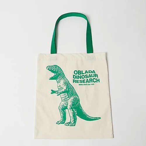 【オブラダ/Oblada】のDINOSAUR TOTE インテリア・キッズ・メンズ・レディースファッション・服の通販 founy(ファニー) 　ファッション　Fashion　レディースファッション　WOMEN　バッグ　Bag　グラフィック　Graphic　ロンドン　London　今季　This Season　A/W・秋冬　Aw・Autumn/Winter・Fw・Fall-Winter　GREEN|ID: prp329100004573035 ipo3291000000032363484