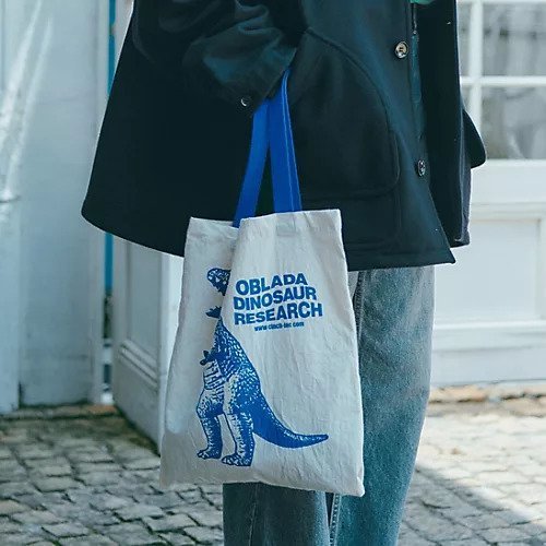 【オブラダ/Oblada】のDINOSAUR TOTE 人気、トレンドファッション・服の通販 founy(ファニー) 　ファッション　Fashion　レディースファッション　WOMEN　バッグ　Bag　グラフィック　Graphic　ロンドン　London　今季　This Season　A/W・秋冬　Aw・Autumn/Winter・Fw・Fall-Winter　other-2|ID: prp329100004573035 ipo3291000000032363485