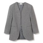 【エムセブンデイズ/M7days】の【松村純子さんコラボ】ノーカラージャケット 人気、トレンドファッション・服の通販 founy(ファニー) ファッション Fashion レディースファッション WOMEN アウター Coat Outerwear ジャケット Jackets ノーカラージャケット No Collar Leather Jackets クラシック Classic コラボ Collaboration ジャケット Jacket タートル Turtle バランス Balance ロング Long ビジネス 仕事 通勤 Business thumbnail ライトグレー|ID: prp329100004573050 ipo3291000000032363686