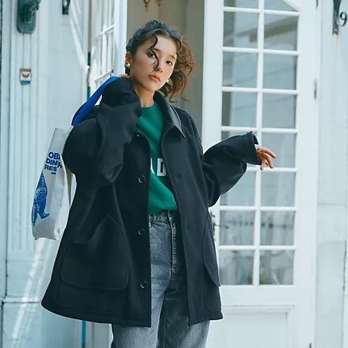 【オブラダ/Oblada】のWEST MINSTER COAT 人気、トレンドファッション・服の通販 founy(ファニー) 　ファッション　Fashion　レディースファッション　WOMEN　アウター　Coat Outerwear　コート　Coats　クラシック　Classic　今季　This Season　ダブル　Double　デニム　Denim　トレンド　Trend　ポケット　Pocket　ミックス　Mix　ミリタリー　Military　メルトン　Melton　モダン　Modern　ワーク　Work　エレガント 上品　Elegant　other-3|ID: prp329100004573051 ipo3291000000032363693