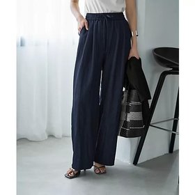 【スタイルデリ/STYLE DELI】の涼しいシボ入りリラックスパンツ 人気、トレンドファッション・服の通販 founy(ファニー) ファッション Fashion レディースファッション Fashion for Women パンツ Pants & Trousers イエロー Yellow ギャザー Gathered, Ruffled ストレート Straight, Straight Cut スリット Slit, Slit Detail デニム Denim, Jeans Material フォルム Silhouette, Form ポケット Pocket, Pocket Detail リアル Real, Realistic リボン Ribbon, Bow リラックス Relax, Relaxed Fit ループ Loop, Loop Knit ワイド Wide, Wide Fit 夏 Summer |ID:prp329100004573113