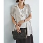 【スタイルデリ/STYLE DELI】のサラッと涼しいドレープネックオープンジャケット ライトベージュ|ID: prp329100004573114 ipo3291000000032364353