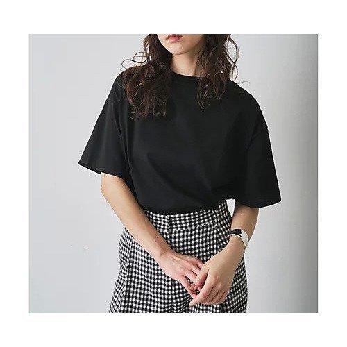 【ウィムガゼット/Whim Gazette】のクルーコットンジャージープルオーバー インテリア・キッズ・メンズ・レディースファッション・服の通販 founy(ファニー) https://founy.com/ ファッション Fashion レディースファッション Fashion for Women トップス・カットソー Cut & Sew Tops カジュアルプルオーバー・ニットトップス Pullovers & Knit Tops / Casual Pullovers 2025年 2025 2025春夏・S/S Spring/Summer 2025 SS25 カットソー Cut and Sewn Top クール Cool, Chic シンプル Simple, Minimal エレガント 上品 Elegant 半袖 Short Sleeve, Half Sleeve |ID: prp329100004573870 ipo3291000000032375832