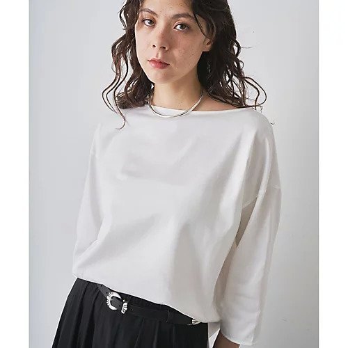 【ウィムガゼット/Whim Gazette】のボートコットンジャージープルオーバー 人気、トレンドファッション・服の通販 founy(ファニー) 　ファッション　Fashion　レディースファッション　Fashion for Women　トップス・カットソー　Cut & Sew Tops　カジュアルプルオーバー・ニットトップス　Pullovers & Knit Tops / Casual Pullovers　2025年　2025　2025春夏・S/S　Spring/Summer 2025 SS25　インナー　Innerwear　カットソー　Cut and Sewn Top　クール　Cool, Chic　シンプル　Simple, Minimal　ジャケット　Jacket, Outerwear　トレンド　Trend, Trending Now　ベーシック　Basic, Essential　エレガント 上品　Elegant　other-2|ID: prp329100004573871 ipo3291000000032375862