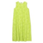 【プレインピープル/PLAIN PEOPLE】のカットジャガードノースリーブワンピース イエロー&#215;グリーン|ID: prp329100004573880 ipo3291000000032375989
