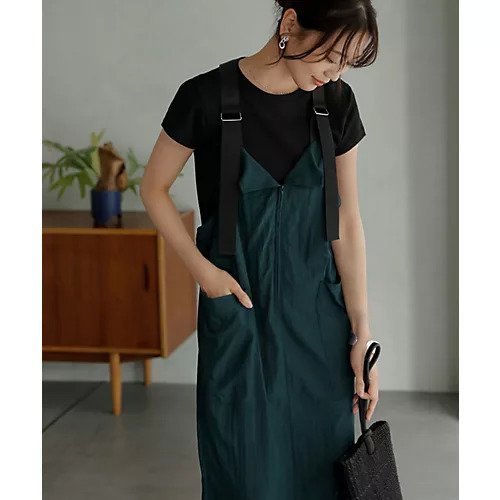 【スタイルデリ/STYLE DELI】のフロント折り返しジャンパースカート 人気、トレンドファッション・服の通販 founy(ファニー) 　ファッション　Fashion　レディースファッション　Fashion for Women　スカート　Skirts　インナー　Innerwear　春　Spring　秋　Autumn　グログラン　Grosgrain, Grosgrain Ribbon　軽量　Lightweight, Ultra Light　シルバー　Silver, Metallic Silver　スリット　Slit, Slit Detail　長袖　Long Sleeve, Full Sleeve　バランス　Balance, Style Balance　フロント　Front, Front Design　ブルゾン　Blouson, Bomber Jacket　ポケット　Pocket, Pocket Detail　リボン　Ribbon, Bow　ループ　Loop, Loop Knit　S/S・春夏　SS, Spring/Summer, Warm Season　夏　Summer　旅行　Travel　エレガント 上品　Elegant　other-2|ID: prp329100004573883 ipo3291000000032376030