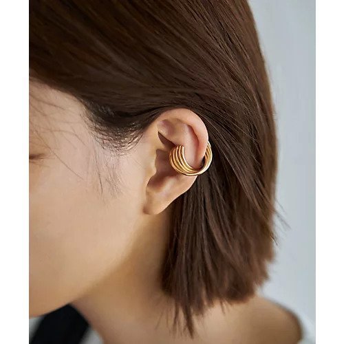 【スタイルデリ/STYLE DELI】のイヤーカフ/4重ラインワーク インテリア・キッズ・メンズ・レディースファッション・服の通販 founy(ファニー) 　ファッション　Fashion　レディースファッション　Ladies' Fashion Online　イヤーカフ　Ear Cuff　スポーツ　Sports　タオル　Towel　ハンド　Hand　メガネ　Glasses　ワーク　Work　ゴールド|ID: prp329100004573888 ipo3291000000032376116