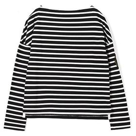 【マディソンブルー/MADISONBLUE】のBOAT NECK L/S TEE BORDER 人気、トレンドファッション・服の通販 founy(ファニー) ファッション Fashion レディースファッション Fashion for Women カットソー Cut and Sewn Top コンパクト Compact, Small Size ショルダー Shoulder, Shoulder Strap ドロップ Drop Shoulder, Dropped Style ボーダー Border, Stripe ルーズ Loose, Oversized |ID:prp329100004575721