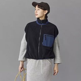 【マディソンブルー/MADISONBLUE】 BOA VEST C/P人気、トレンドファッション・服の通販 founy(ファニー) ファッション Fashion レディースファッション Fashion for Women アウター Coat / Outerwear Collection トップス・カットソー Cut & Sew Tops ベスト&ジレ / 重ね着スタイル Vests & Gilets アウトドア Outdoor Clothing エレガント 上品 Elegant コンパクト Compact, Small Size ポケット Pocket, Pocket Detail ループ Loop, Loop Knit |ID:prp329100004575724