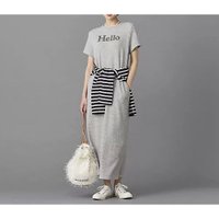 【マディソンブルー/MADISONBLUE】のHELLO S/S OP SWEAT 人気、トレンドファッション・服の通販 founy(ファニー) ファッション Fashion レディースファッション Ladies' Fashion Online トップス・カットソー Tops/Tshirt パーカ Sweats スウェット Sweat スウェット Sweat スリット Slit プリント Print リラックス Relax 半袖 Short Sleeve 夏 Summer S/S・春夏 Ss・Spring/Summer |ID:prp329100004575729