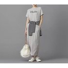 【マディソンブルー/MADISONBLUE】のHELLO S/S OP SWEAT 人気、トレンドファッション・服の通販 founy(ファニー) ファッション Fashion レディースファッション Ladies' Fashion Online トップス・カットソー Tops/Tshirt パーカ Sweats スウェット Sweat スウェット Sweat スリット Slit プリント Print リラックス Relax 半袖 Short Sleeve 夏 Summer S/S・春夏 Ss・Spring/Summer thumbnail GRAY|ID: prp329100004575729 ipo3291000000032398996