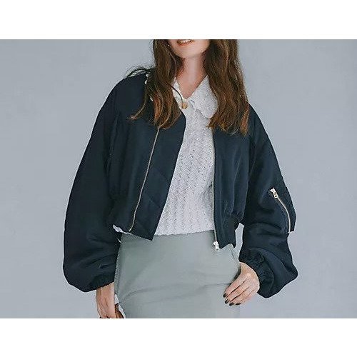 【マディソンブルー/MADISONBLUE】のL2-B SHORT JK PE 人気、トレンドファッション・服の通販 founy(ファニー) 　ファッション　Fashion　レディースファッション　Fashion for Women　コンパクト　Compact, Small Size　サテン　Satin, Glossy Fabric　ダブル　Double, Double-Breasted　ミリタリー　Military, Army Style　other-2|ID: prp329100004575732 ipo3291000000032717057