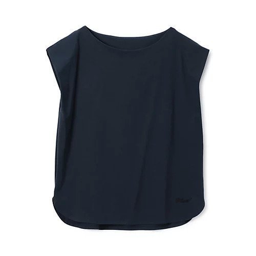 【ミュベール/MUVEIL】のロゴ刺繍ショルダータックカットソー 人気、トレンドファッション・服の通販 founy(ファニー) 　ファッション　Fashion　レディースファッション　Fashion for Women　トップス・カットソー　Cut & Sew Tops　カットソー・ベーシックTシャツ　Cut-and-Sewn Tops / Stretch Tees & Basics　2025年　2025　2025-2026秋冬・A/W　Autumn/Winter 2025–26 AW25–26　フレンチ　French, French Style　洗える　Machine Washable　 other-1|ID: prp329100004576621 ipo3291000000032412509
