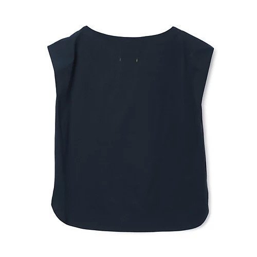 【ミュベール/MUVEIL】のロゴ刺繍ショルダータックカットソー 人気、トレンドファッション・服の通販 founy(ファニー) 　ファッション　Fashion　レディースファッション　Fashion for Women　トップス・カットソー　Cut & Sew Tops　カットソー・ベーシックTシャツ　Cut-and-Sewn Tops / Stretch Tees & Basics　2025年　2025　2025-2026秋冬・A/W　Autumn/Winter 2025–26 AW25–26　フレンチ　French, French Style　洗える　Machine Washable　other-2|ID: prp329100004576621 ipo3291000000032412518