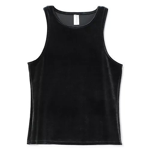 【シモーネ ワイルド/SIMONE WILD】のVELVET ATHLETIC TOP インテリア・キッズ・メンズ・レディースファッション・服の通販 founy(ファニー) 　ファッション　Fashion　レディースファッション　WOMEN　ワンピース　Dress　2025年　2025　タンク　Tank　フィット　Fit　フェミニン　Feminine　ベルベット　Velvet　リュクス　Luxe　レギュラー　Regular　洗える　Washable　Anthracite|ID: prp329100004576624 ipo3291000000032412543