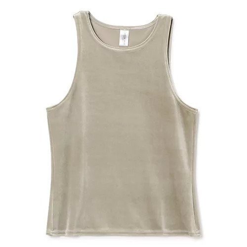 【シモーネ ワイルド/SIMONE WILD】のVELVET ATHLETIC TOP インテリア・キッズ・メンズ・レディースファッション・服の通販 founy(ファニー) 　ファッション　Fashion　レディースファッション　WOMEN　ワンピース　Dress　2025年　2025　タンク　Tank　フィット　Fit　フェミニン　Feminine　ベルベット　Velvet　リュクス　Luxe　レギュラー　Regular　洗える　Washable　Taupe|ID: prp329100004576624 ipo3291000000032412545