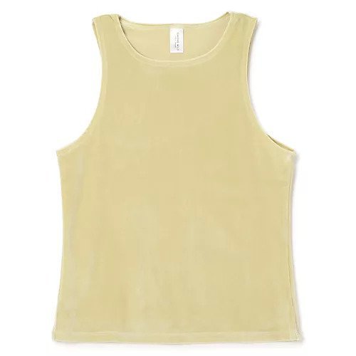 【シモーネ ワイルド/SIMONE WILD】のVELVET ATHLETIC TOP インテリア・キッズ・メンズ・レディースファッション・服の通販 founy(ファニー) 　ファッション　Fashion　レディースファッション　WOMEN　ワンピース　Dress　2025年　2025　タンク　Tank　フィット　Fit　フェミニン　Feminine　ベルベット　Velvet　リュクス　Luxe　レギュラー　Regular　洗える　Washable　Lemon|ID: prp329100004576624 ipo3291000000032412547