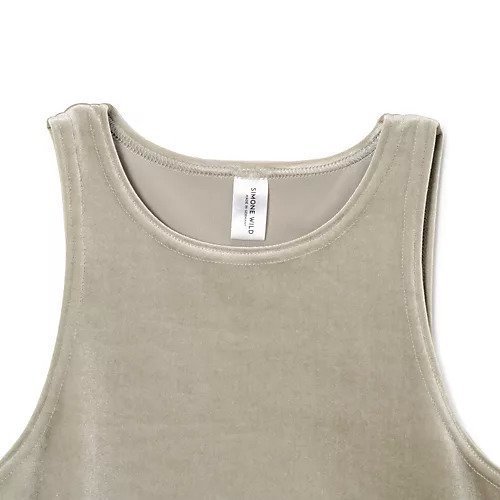 【シモーネ ワイルド/SIMONE WILD】のVELVET ATHLETIC TOP 人気、トレンドファッション・服の通販 founy(ファニー) 　ファッション　Fashion　レディースファッション　WOMEN　ワンピース　Dress　2025年　2025　タンク　Tank　フィット　Fit　フェミニン　Feminine　ベルベット　Velvet　リュクス　Luxe　レギュラー　Regular　洗える　Washable　other-3|ID: prp329100004576624 ipo3291000000032412551