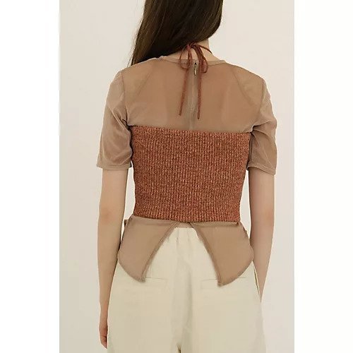 【クラネ/CLANE】のHEATHER COTTON KNIT TUBETOP 人気、トレンドファッション・服の通販 founy(ファニー) 　ファッション　Fashion　レディースファッション　WOMEN　トップス・カットソー　Tops/Tshirt　ニット　Knit Tops　2025年　2025　2025春夏・S/S　Ss,Spring/Summer,2025　おすすめ　Recommend　チューブ　Tube　エレガント 上品　Elegant　other-3|ID: prp329100004576628 ipo3291000000032412585