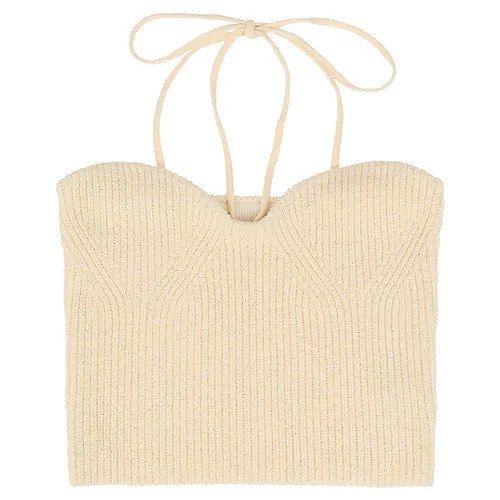 【クラネ/CLANE】のHEATHER COTTON KNIT TUBETOP インテリア・キッズ・メンズ・レディースファッション・服の通販 founy(ファニー) 　ファッション　Fashion　レディースファッション　Fashion for Women　トップス・カットソー　Cut & Sew Tops　ニット　Knit Tops & Sweaters　2025年　2025　2025春夏・S/S　Spring/Summer 2025 SS25　おすすめ　Recommended / Our Picks　チューブ　Tube, Tube Top　エレガント 上品　Elegant　IVORY|ID: prp329100004576628 ipo3291000000035915781