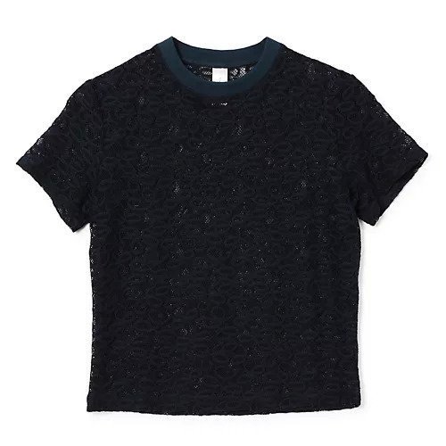 【シモーネ ワイルド/SIMONE WILD】のLACE TINY TEE インテリア・キッズ・メンズ・レディースファッション・服の通販 founy(ファニー) https://founy.com/ ファッション Fashion レディースファッション Fashion for Women 2025年 2025 2025-2026秋冬・A/W Autumn/Winter 2025–26 AW25–26 クール Cool, Chic コンパクト Compact, Small Size デニム Denim, Jeans Material バランス Balance, Style Balance フェミニン Feminine, Girly レース Lace, Lace Fabric 洗える Machine Washable |ID: prp329100004576632 ipo3291000000036317737