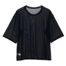 【シモーネ ワイルド/SIMONE WILD】のMESH OVERSZED TEE 人気、トレンドファッション・服の通販 founy(ファニー) ファッション Fashion レディースファッション WOMEN 2025年 2025 エアリー Airy シアー Sheer チュール Tulle フィット Fit ベーシック Basic リラックス Relax 洗える Washable |ID:prp329100004576634