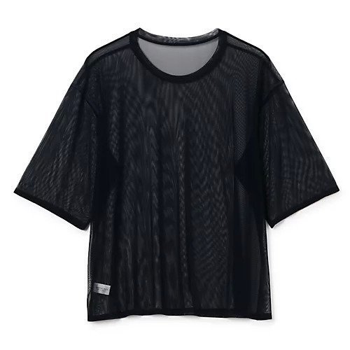 【シモーネ ワイルド/SIMONE WILD】のMESH OVERSZED TEE 人気、トレンドファッション・服の通販 founy(ファニー) 　ファッション　Fashion　レディースファッション　WOMEN　2025年　2025　エアリー　Airy　シアー　Sheer　チュール　Tulle　フィット　Fit　ベーシック　Basic　リラックス　Relax　洗える　Washable　 other-1|ID: prp329100004576634 ipo3291000000032412629
