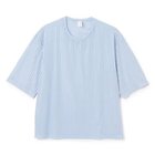 【シモーネ ワイルド/SIMONE WILD】のRIB OVERSZED TEE 人気、トレンドファッション・服の通販 founy(ファニー) ファッション Fashion レディースファッション Fashion for Women 2025年 2025 2025-2026秋冬・A/W Autumn/Winter 2025–26 AW25–26 フリル Frill, Ruffle ベルベット Velvet, Velvety ラグジュアリー Luxury, Elegant エレガント 上品 Elegant 今季 This Season, Current Season 洗える Machine Washable thumbnail Sky|ID: prp329100004576636 ipo3291000000034365079