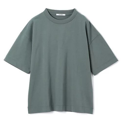 【スローン/SLOANE】の【UNISEX】ヘビーコットン ドロップショルダーTシャツ インテリア・キッズ・メンズ・レディースファッション・服の通販 founy(ファニー) 　ファッション　Fashion　レディースファッション　Fashion for Women　トップス・カットソー　Cut & Sew Tops　シャツ・ブラウス・オフィスカジュアル　Elegant Blouses & Button-Ups　ロングTシャツ・Tシャツ　Longline T-Shirts & Tees　ユニセックス　Unisex, Genderless　インナー　Innerwear　ショルダー　Shoulder, Shoulder Strap　ドロップ　Drop Shoulder, Dropped Style　ビジネス 仕事 通勤　Business / Work / Commuting　ボックス　Boxy, Box Shape　洗える　Machine Washable　A/W・秋冬　Autumn/Winter　グリーン|ID: prp329100004576637 ipo3291000000035596684