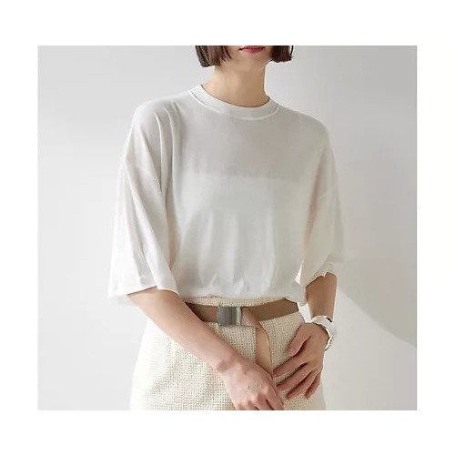 【ウィムガゼット/Whim Gazette】のシアービッグTシャツ 人気、トレンドファッション・服の通販 founy(ファニー) 　ファッション　Fashion　レディースファッション　WOMEN　トップス・カットソー　Tops/Tshirt　シャツ/ブラウス　Shirts/Blouses　ロング / Tシャツ　T-Shirts　2025年　2025　2025春夏・S/S　Ss,Spring/Summer,2025　シアー　Sheer　ベビー　Baby　ボトム　Bottom　other-2|ID: prp329100004576639 ipo3291000000032412675
