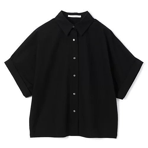 【プレインピープル/PLAIN PEOPLE】のボイルド コットンドロップショルダーシャツ インテリア・キッズ・メンズ・レディースファッション・服の通販 founy(ファニー) 　ファッション　Fashion　レディースファッション　WOMEN　トップス・カットソー　Tops/Tshirt　シャツ/ブラウス　Shirts/Blouses　ショルダー　Shoulder　タイプライター　Typewriter　タンク　Tank　ドロップ　Drop　洗える　Washable　羽織　Haori　ブラック|ID: prp329100004576650 ipo3291000000032412747