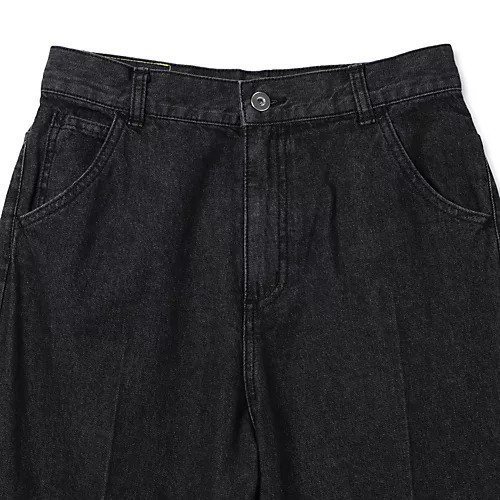 【ミュベール/MUVEIL】のセンタープレスリボンデニムパンツ 人気、トレンドファッション・服の通販 founy(ファニー) 　ファッション　Fashion　レディースファッション　Ladies' Fashion Online　パンツ　Pants　デニムパンツ　Denim Pants　2025年　2025　2025-2026秋冬・A/W　Aw/Autumn/Winter/Fw/Fall/2025-2026　センター　Center　デニム　Denim　パッチ　Patch　ポケット　Pocket　リボン　Ribbon　ワイド　Wide　洗える　Washable　other-3|ID: prp329100004576661 ipo3291000000032412847