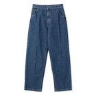 【ミュベール/MUVEIL】のセンタープレスリボンデニムパンツ 人気、トレンドファッション・服の通販 founy(ファニー) ファッション Fashion レディースファッション Ladies' Fashion Online パンツ Pants デニムパンツ Denim Pants 2025年 2025 2025-2026秋冬・A/W Aw/Autumn/Winter/Fw/Fall/2025-2026 センター Center デニム Denim パッチ Patch ポケット Pocket リボン Ribbon ワイド Wide 洗える Washable thumbnail navy|ID: prp329100004576661 ipo3291000000032514306