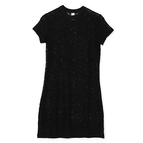【シモーネ ワイルド/SIMONE WILD】のLACE TINY DRESS インテリア・キッズ・メンズ・レディースファッション・服の通販 founy(ファニー)  ファッション Fashion レディースファッション Fashion for Women ワンピース Dresses フォーマル・パーティードレス・結婚式用ドレス Elegant & Casual Dresses 2025年 2025 2025-2026秋冬・A/W Autumn/Winter 2025–26 AW25–26 カーディガン Cardigan, Knitwear フェミニン Feminine, Girly レース Lace, Lace Fabric 洗える Machine Washable Black|ID: prp329100004576668 ipo3291000000034366319