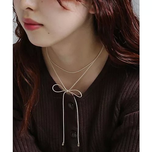 【コレカラ/collecala】の2連リボンコードチョーカー 人気、トレンドファッション・服の通販 founy(ファニー) 　ファッション　Fashion　レディースファッション　WOMEN　ショート　Short　シンプル　Simple　スリム　Slim　チョーカー　Choker　フィット　Fit　フォーマル　Formal　リボン　Ribbon　今季　This Season　 other-1|ID: prp329100004576683 ipo3291000000032412974