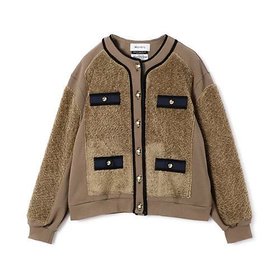 【ミュベール/MUVEIL】 裏毛ボアブルゾン人気、トレンドファッション・服の通販 founy(ファニー) ファッション Fashion レディースファッション Fashion for Women アウター Coat / Outerwear Collection ブルゾンジャケット・スポーティアウター Blouson Jackets 2025年 2025 2025-2026秋冬・A/W Autumn/Winter 2025–26 AW25–26 クラシカル Classical, Vintage-Inspired パイピング Piping, Trim Design ブルゾン Blouson, Bomber Jacket ロング Long, Long-Length |ID:prp329100004576690