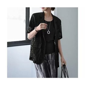 【スタイルデリ/STYLE DELI】 涼しいレースのハーフスリーブジャケット人気、トレンドファッション・服の通販 founy(ファニー) ファッション Fashion レディースファッション WOMEN アウター Coat Outerwear ジャケット Jackets 軽量 Lightweight サマー Summer ジャケット Jacket ストレート Straight テーラード Tailored 定番 Standard バランス Balance フォルム Form フラップ Flap ポケット Pocket 無地 Plain Color リラックス Relax レース Race 夏 Summer |ID:prp329100004576691
