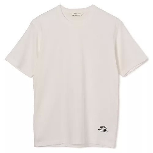 【ビューティフル ピープル/beautiful people】の60/-jersey BPPL front logo T インテリア・キッズ・メンズ・レディースファッション・服の通販 founy(ファニー) 　ファッション　Fashion　レディースファッション　Ladies' Fashion Online　2025年　2025　2025-2026秋冬・A/W　Aw/Autumn/Winter/Fw/Fall/2025-2026　コンパクト　Compact　シンプル　Simple　ジャージー　Jersey　フィット　Fit　洗える　Washable　off white|ID: prp329100004577573 ipo3291000000032423343