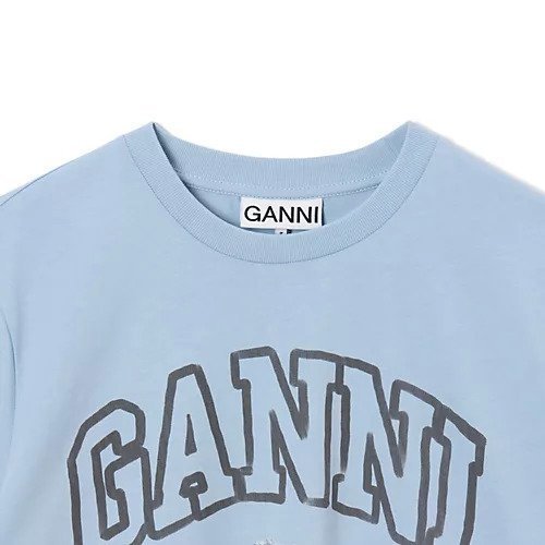【ガニー/GANNI】のBasic Cotton Jersey Animals Relaxed T-shirt 人気、トレンドファッション・服の通販 founy(ファニー) 　ファッション　Fashion　レディースファッション　Ladies' Fashion Online　トップス・カットソー　Tops/Tshirt　シャツ/ブラウス　Shirts/Blouses　ロング / Tシャツ　T-Shirts　2025年　2025　2025-2026秋冬・A/W　Aw/Autumn/Winter/Fw/Fall/2025-2026　ジャージー　Jersey　プリント　Print　洗える　Washable　犬　Dog　other-3|ID: prp329100004577575 ipo3291000000032423360