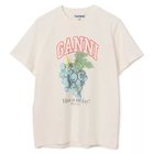 【ガニー/GANNI】のBasic Cotton Jersey Grapes Relaxed T-shirt Egret|ID: prp329100004577580 ipo3291000000032423389